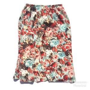 Liz Baker Floral Skirt